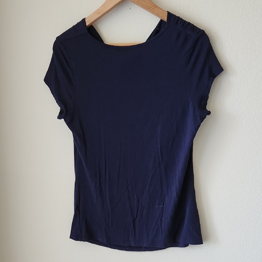 Croft & Barrow Pheasant Blouse & Dante Milan Navy Blue Blouse BUNDLE Sz 1X/XL - Picture 11 of 16